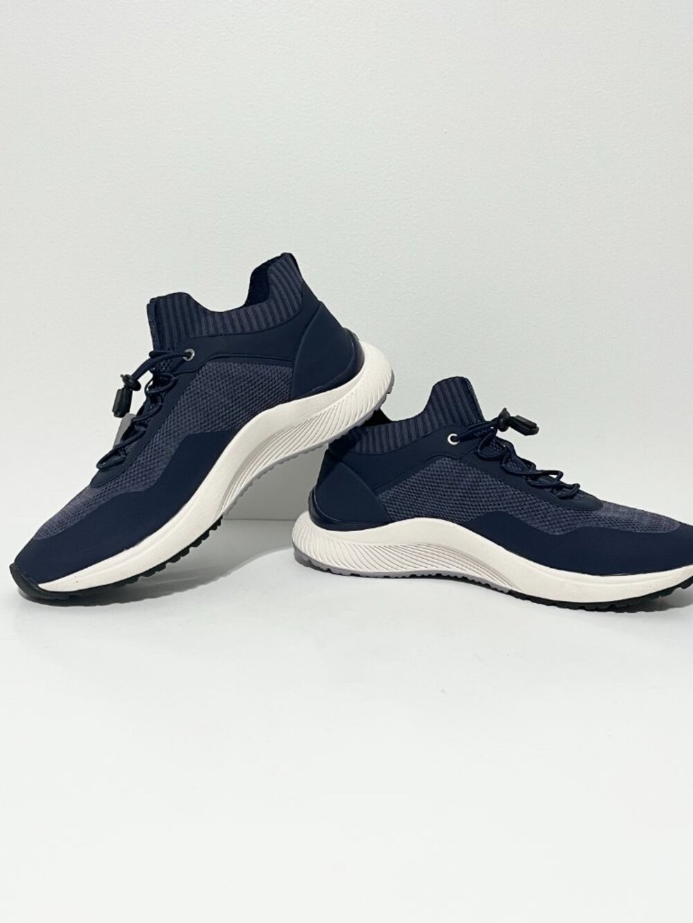 Strole Womens Mirage Athletic Sneakers 7.5 Walking Running Navy Blue Comfort - Picture 3 of 11